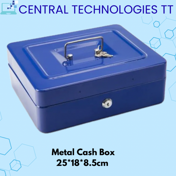 Metal Cash Box 25*18*8.5cm