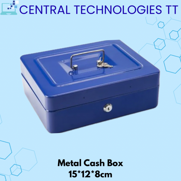 Metal Cash Box 15*12*8cm