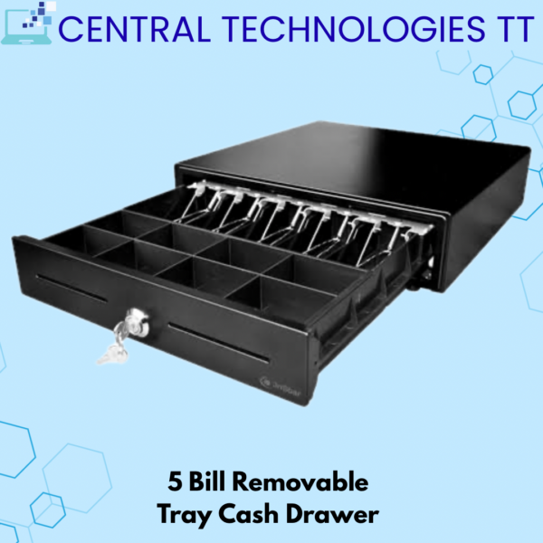 5 Bill Removable Tray Cash Drawer
