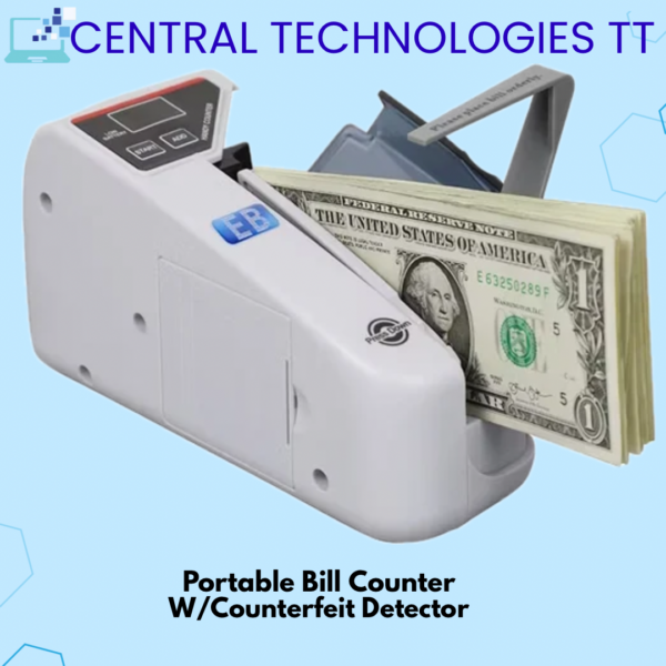 Portable Bill Counter with Counterfeit Detector